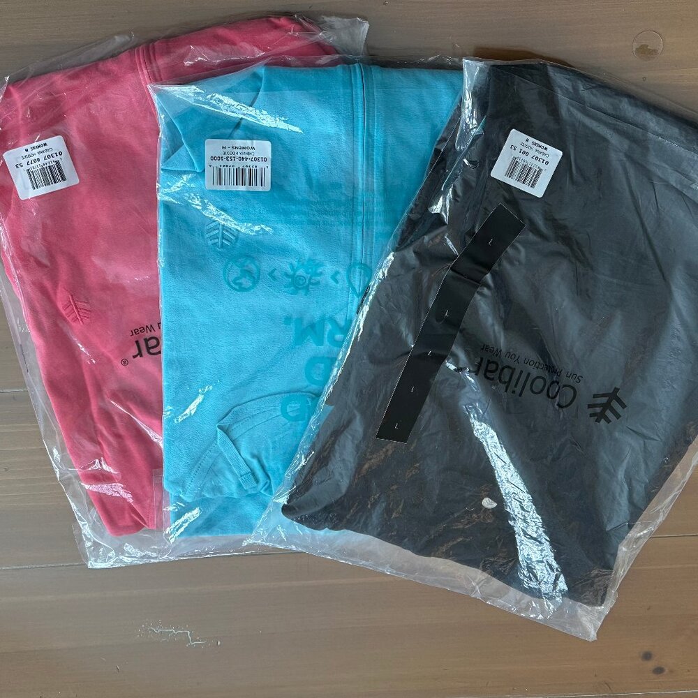 Coolibar SPF 50 Women's Cabana Long Zip-Up Hoodie, Medium